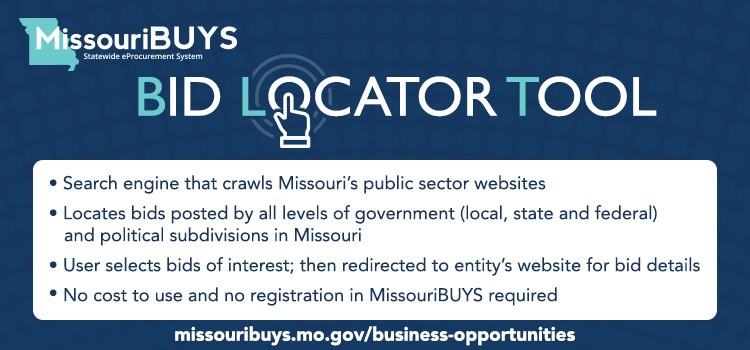 Click here to link to the MissouriBUYS Business Opporturnities Page